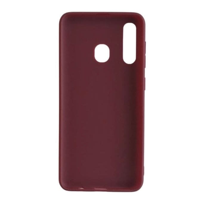 Silicone Case for Samsung Galaxy A20/A30 (Maroon) 9eight5