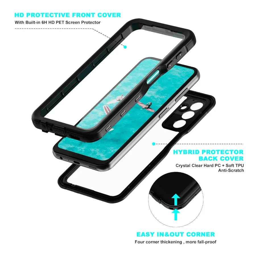 Samsung Galaxy A24 4G Waterproof Case Redpepper Full Protection