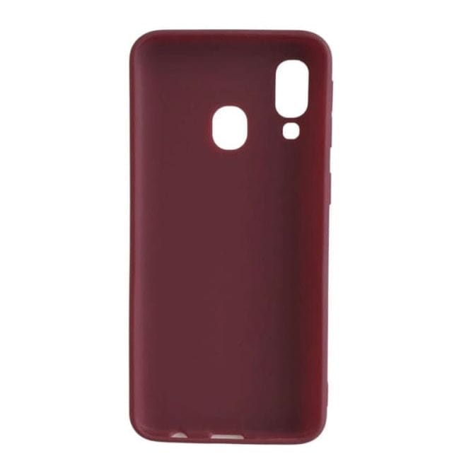 Silicone Case for Samsung Galaxy A40 (Maroon) 9eight5