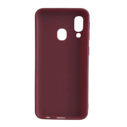 Silicone Case for Samsung Galaxy A40 (Maroon) 9eight5