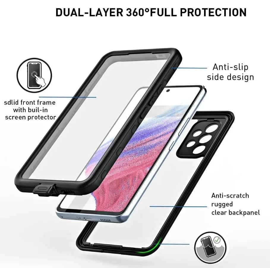 Samsung Galaxy A53 5G Waterproof Case Redpepper Full Protection