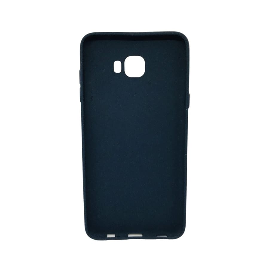 Navy blue silicone phone case for Samsung Galaxy C7 Pro by 9eight5, showing a smooth, flexible protective cover.
