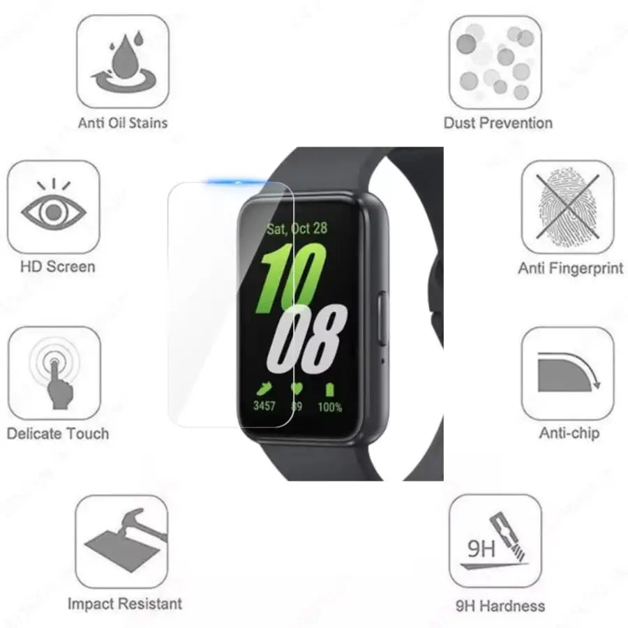 Screen Protectors for Samsung Galaxy Fit 3 Clear (Pack of 5) Habicare