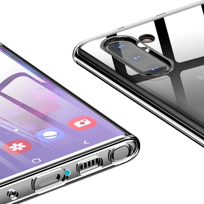 Silicone Case for Samsung Galaxy Note 10 (Clear) 9eight5