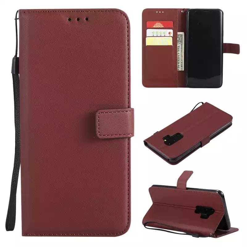 Synthetic Leather Flip Case for Samsung Galaxy Note 3 (Brown) 9eight5