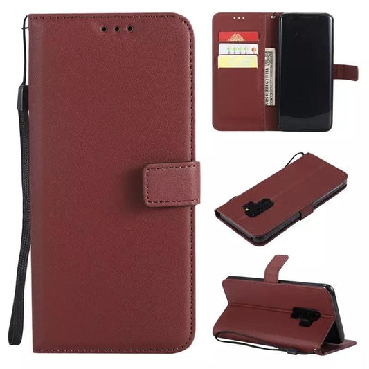 Wallet Case for Samsung Galaxy Note 4 (Brown) 9eight5