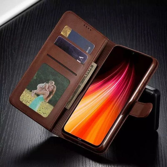 Synthetic Leather Flip Case for Samsung Galaxy Note 9 (Brown) 9eight5