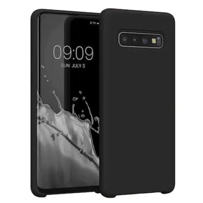 Silicone Case for Samsung Galaxy S10 (Black) 9eight5