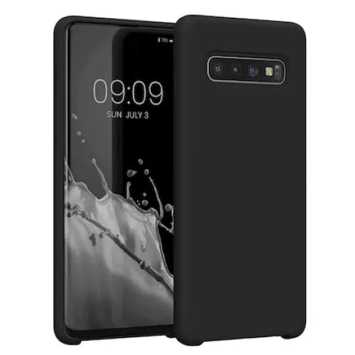Silicone Case for Samsung Galaxy S10 (Black) 9eight5