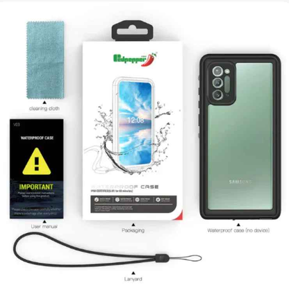 Redpepper Full Cover Waterproof Case for Samsung Galaxy S10