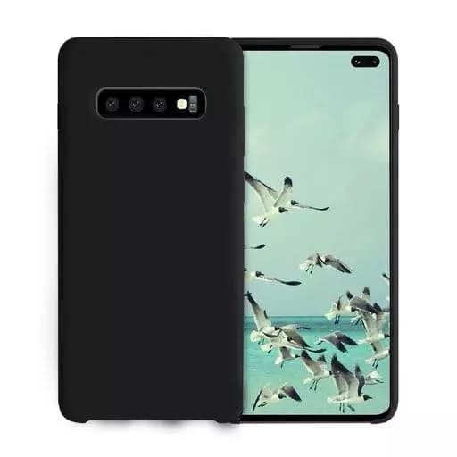 Silicone Case for Samsung Galaxy S10 Plus (Black) 9eight5