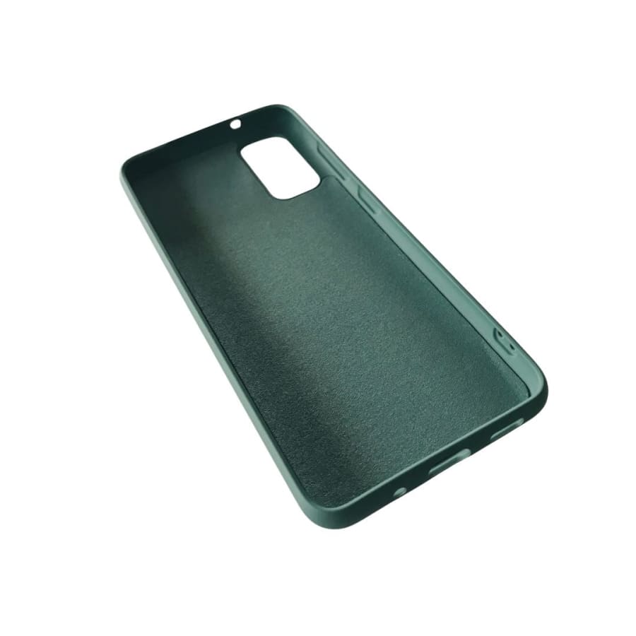 Silicone cover for Samsung Galaxy S20 by 9eight5, showing a flexible, slim phone case with textured surface for grip.