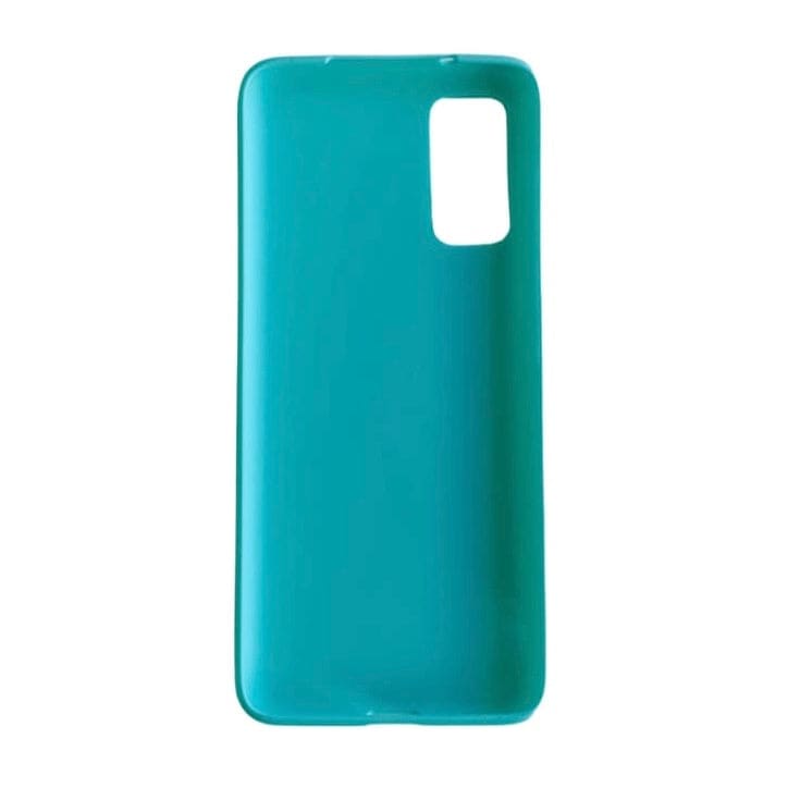 Silicone phone case for Samsung Galaxy S20 by 9eight5, soft silicone material with precise cutouts for buttons and camera.