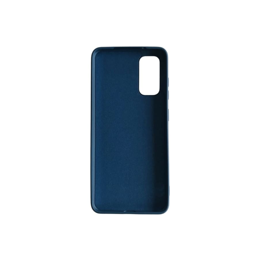 Silicone case for Samsung Galaxy S20 by 9eight5, showing a smooth, flexible protective cover on a mobile phone.