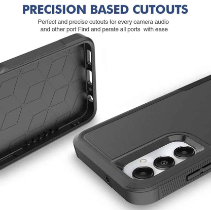 Samsung Galaxy S20 FE Dual Layer Armor Hard Case – Black