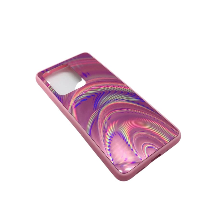 Silicone Case for Samsung Galaxy S20 Ultra (Pink Rainbow) 9eight5