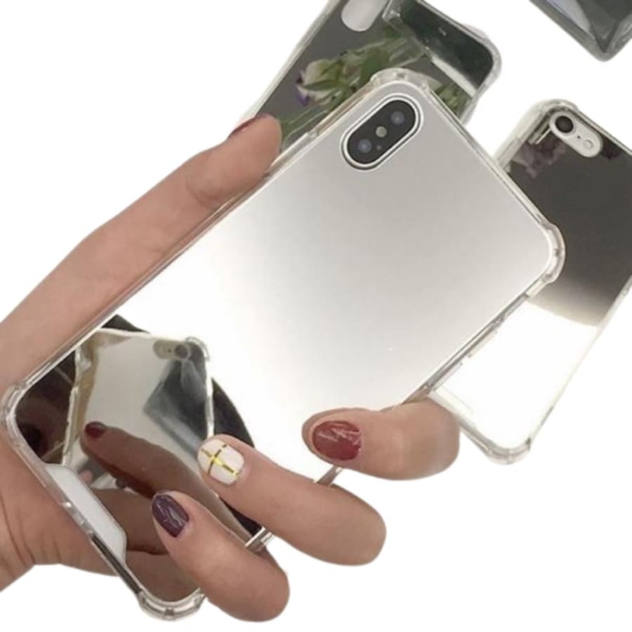 Silicone Case for Samsung Galaxy S20 Ultra (Silver Mirror) 9eight5