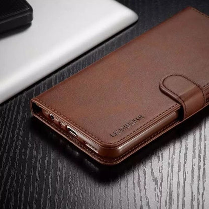 Synthetic Leather Flip Case for Samsung Galaxy S20 Ultra (Brown) 9eight5
