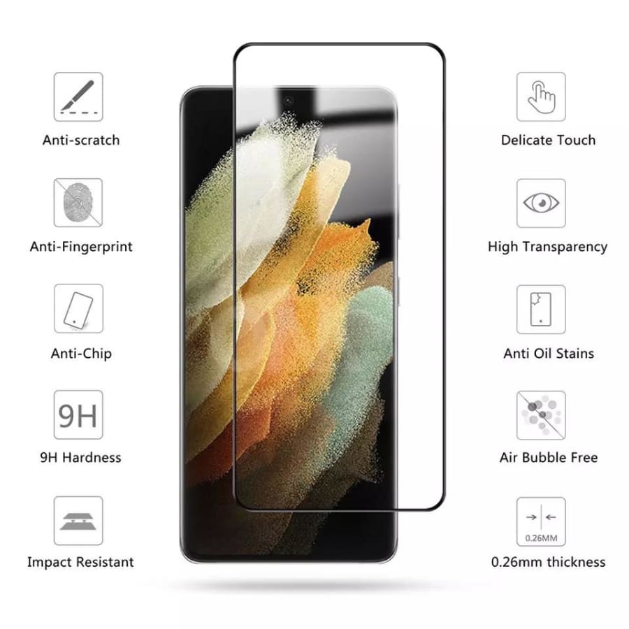 Screen Protectors for Samsung Galaxy S21 (Pack of 2) 9eight5