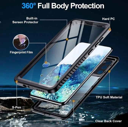 Samsung Galaxy S21 Waterproof Case | Redpepper Shockproof Clear Cover