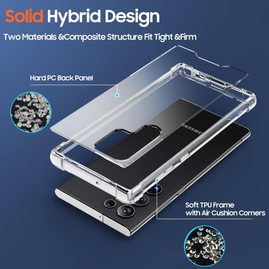 Samsung Galaxy S22 Ultra ROAR Armor Gel HD Clear Case - ShopHub
