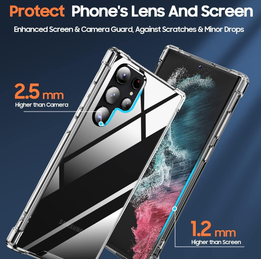 Samsung Galaxy S22 Ultra ROAR Armor Gel HD Clear Case - ShopHub