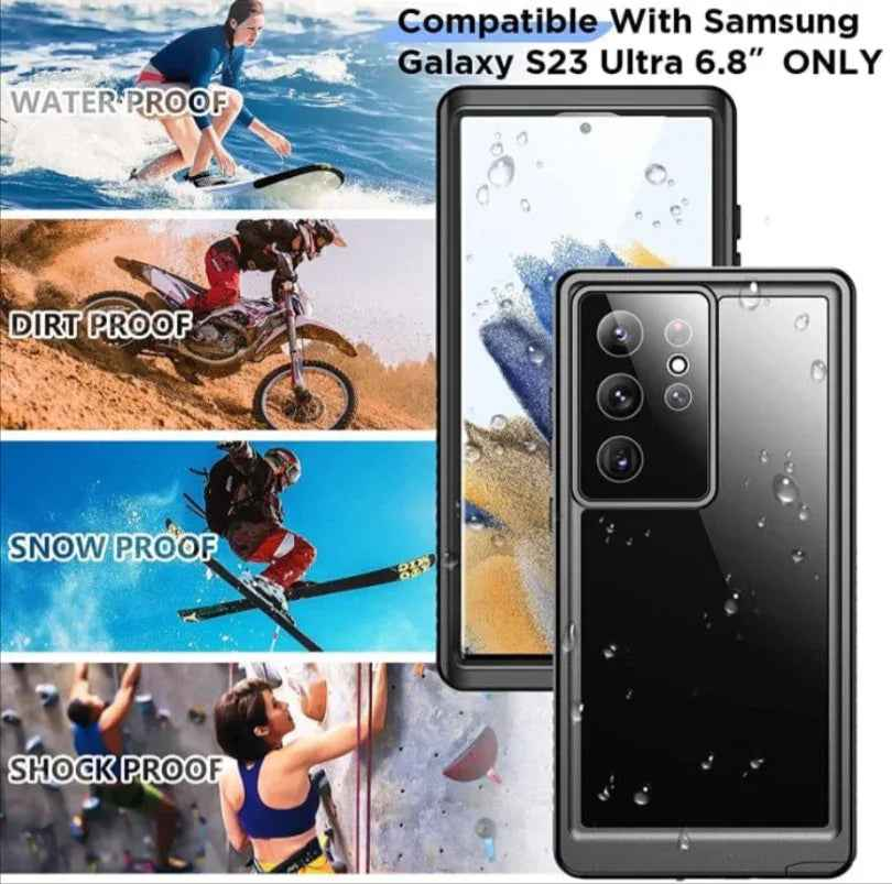 Redpepper Waterproof Case for Samsung S23 Ultra | Full Protection