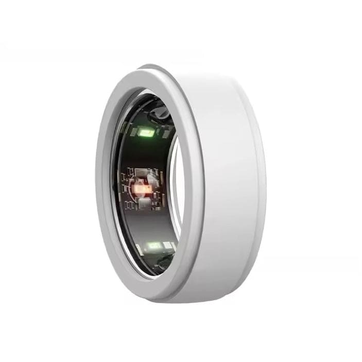 Clear protective case for Samsung Galaxy Smart Ring size 10-13, designed for chargers, with a white background.