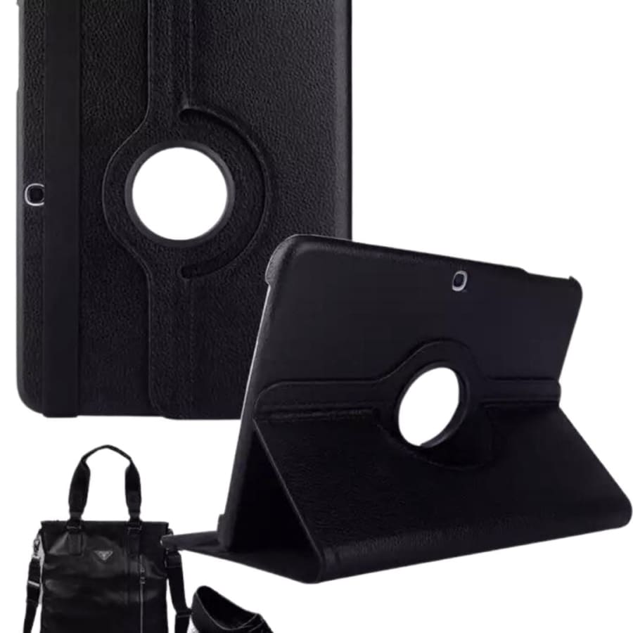Synthetic Leather Cover for Samsung Galaxy Tab 4 10.1” - T530/T531/T535 (Black) 9eight5