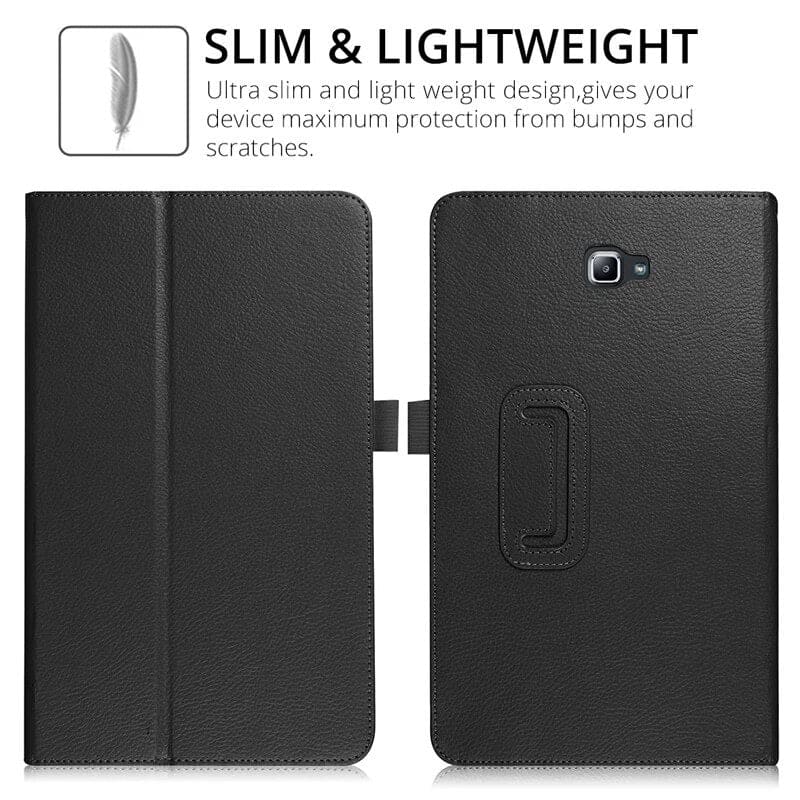 Synthetic Leather Cover for Samsung Galaxy Tab A 10.1” (2016) - T580/T585 (Black) 9eight5