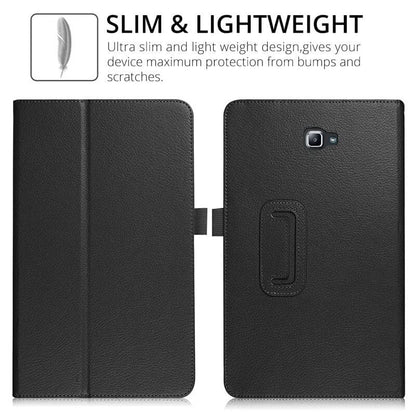 Synthetic Leather Cover for Samsung Galaxy Tab A 10.1” (2016) - T580/T585 (Black) 9eight5