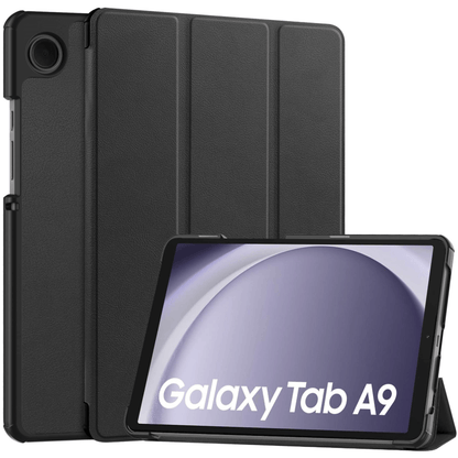 Samsung Galaxy Tab A9 8.7 Trifold Folio Stand Slim PU Leather Magnetic Flip Cover Case techplus