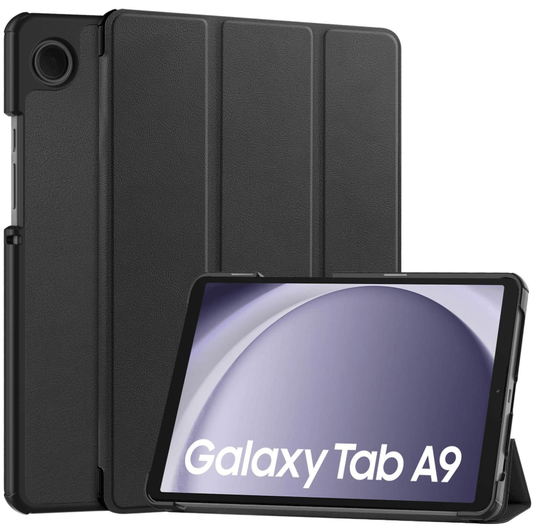 Samsung Galaxy Tab A9 8.7 Trifold Folio Stand Slim PU Leather Magnetic Flip Cover Case techplus