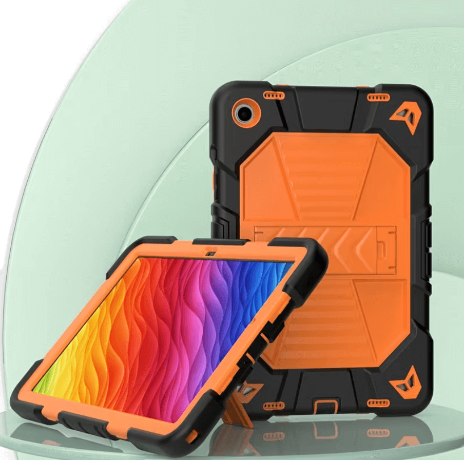 Samsung Galaxy Tab A9 Rugged Shockproof Case with Kickstand techplus