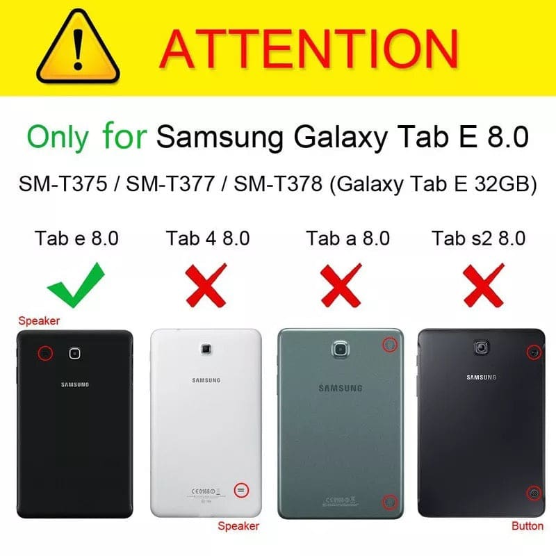 Cover for Samsung Galaxy Tab E 8.0” (2016) - T375/T377/T378 9eight5