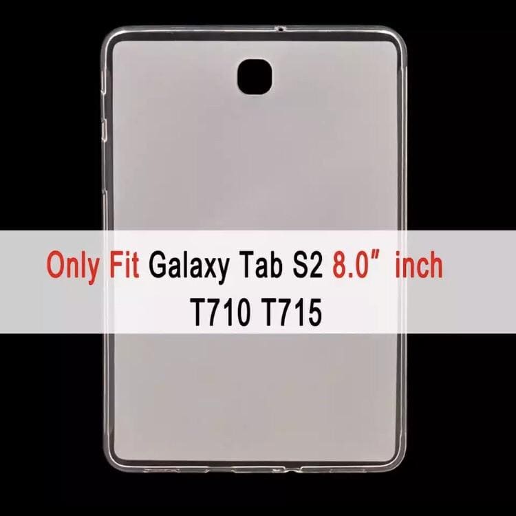 Silicone Cover for Samsung Galaxy Tab S2 8.0” - T710/T715/T719 (Clear) 9eight5