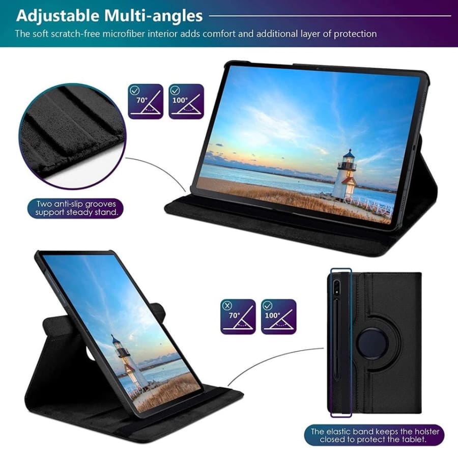 Black Cover for Samsung Galaxy Tab S8 Ultra 14.6” (2022) - X900/X906 9eight5