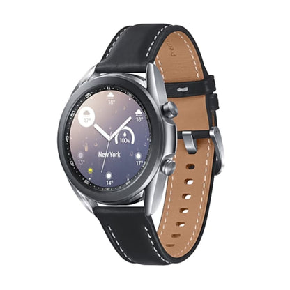 Hydrogel screen protectors for Samsung Galaxy Watch 3 41mm, pack of 6, showcasing clear protectors fitting the watch face.