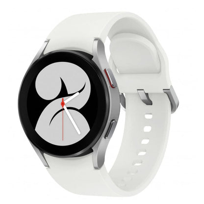 Hydrogel screen protectors for Samsung Galaxy Watch 4 40mm, pack of 6, showing transparent protectors on smartwatch screen.