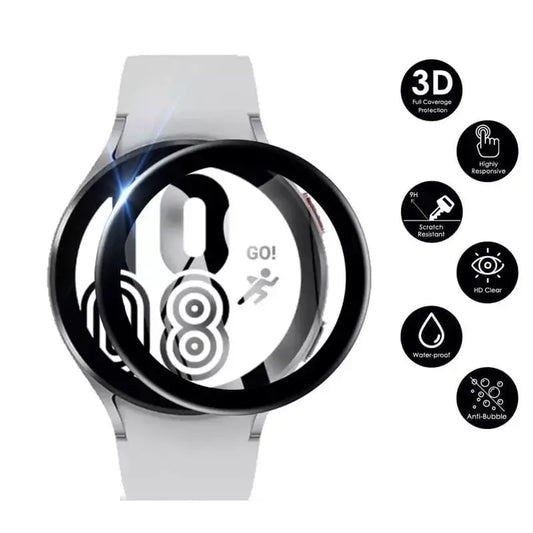 Screen Protectors for Samsung Galaxy Watch 4 (44mm) (Pack of 5) Habicare