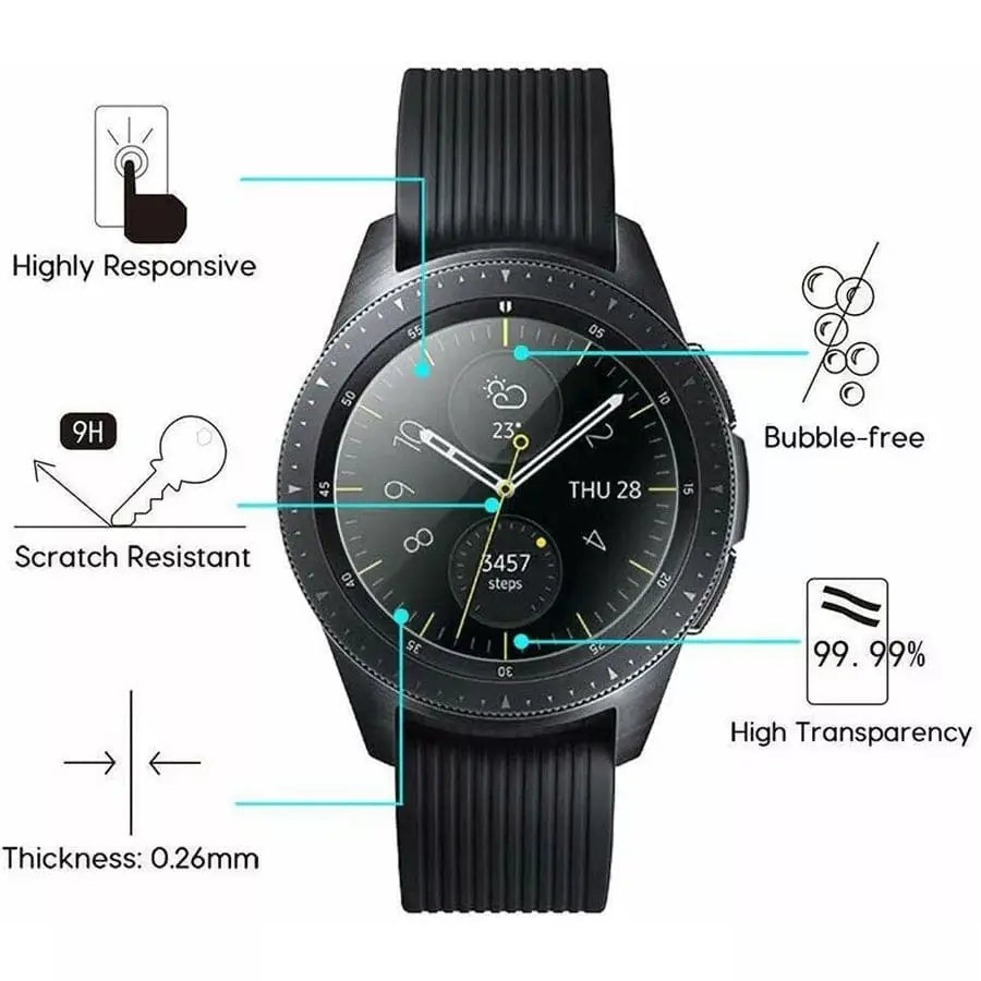 Screen Protectors for Samsung Galaxy Watch (46mm) (Pack of 5) Habicare