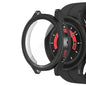Black Habicare protective case for Samsung Galaxy Watch 5 Pro 45mm, showing the durable watch case covering the device.