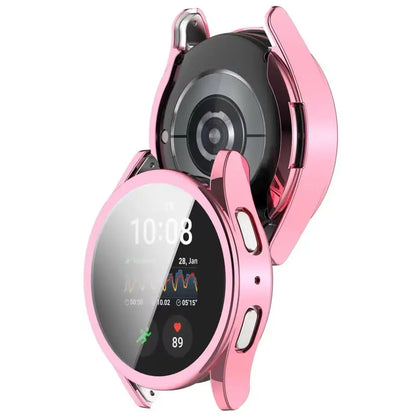 Habicare protective case for Samsung Galaxy Watch 7 (40mm) in rose gold, showing the slim, durable design fitting the smartwatch.