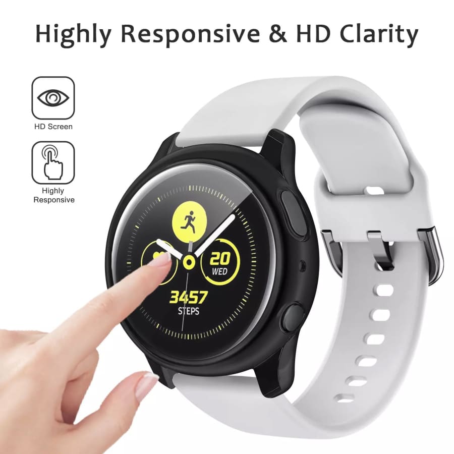 Protective Case for Samsung Galaxy Watch Active 2 (40mm) (Black) That Watch Shop
