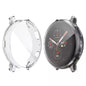 Clear protective case for Samsung Galaxy Watch Active 2 40mm by Habicare, showing the transparent watch cover with precise cutouts.
