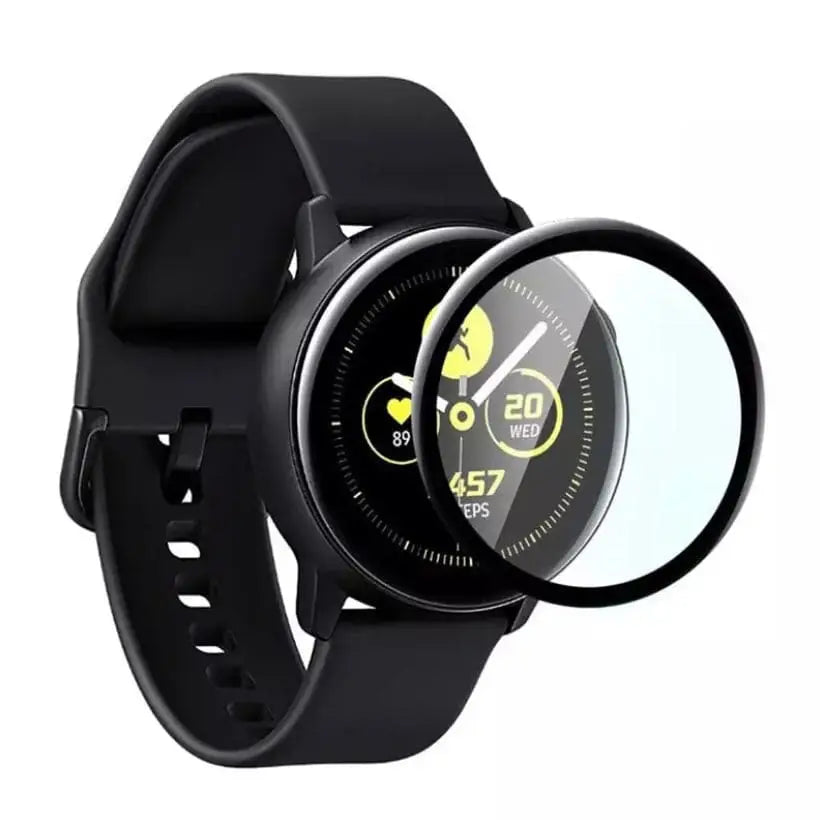 Habicare screen protectors for Samsung Galaxy Watch Active 2 44mm, pack of 5, clear protective films for watch screens.