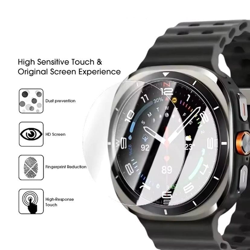 Hydrogel Screen Protectors for Samsung Galaxy Watch Ultra (47mm) / Watch Ultra 2 (2025)  (Pack of 6) That Watch Shop