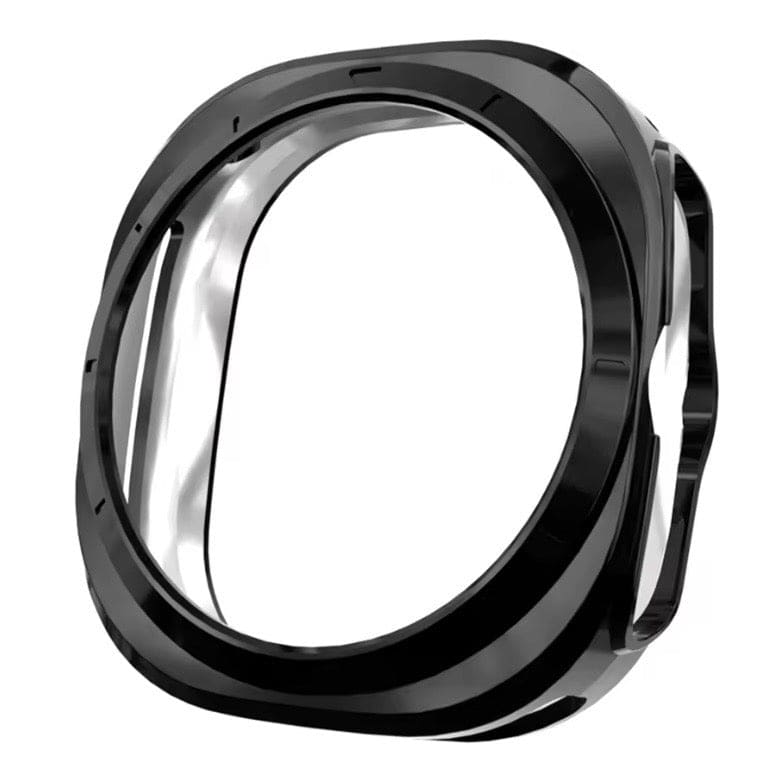 Protective Case with Screen Protector for Samsung Galaxy Watch Ultra (47mm) / Watch Ultra 2 (2025)  (Black) That Watch Shop