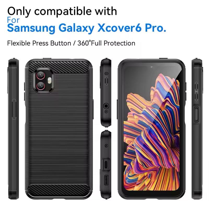 9eight5 phone case for Samsung Galaxy Xcover 6 Pro and Xcover Pro 2, available in three colors, protective and slim design