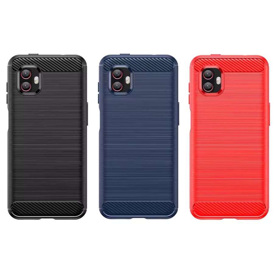 9eight5 Samsung Galaxy Xcover 6 Pro phone case in three colors, durable protective cover with rugged design.